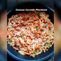A picture of Dragon Chicken Macaroni.