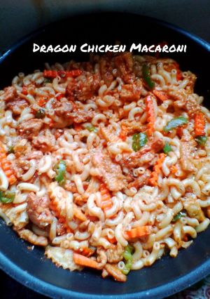 A picture of Dragon Chicken Macaroni.