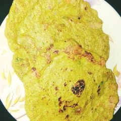 Moong sprout pancake A picture of Moong sprout pancake.