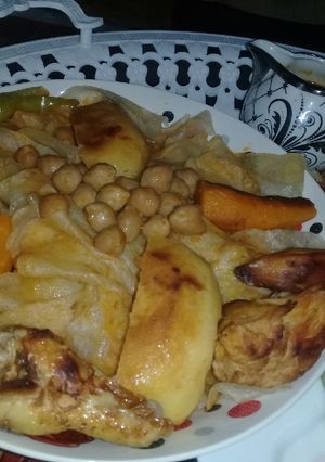 صورة لوصفة شخشوخة النعمة الشاوية