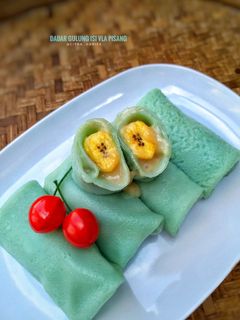 Foto resep Dadar Gulung Isi Vla Pisang