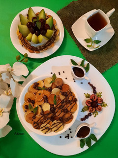 عکسی از دستور پنکیک دکمه ای