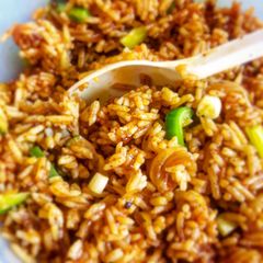A picture of Vegetable fried rice #Vegetable contest.