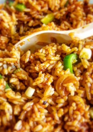 A picture of Vegetable fried rice #Vegetable contest.