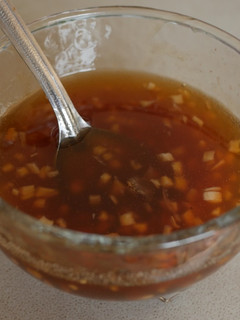 Una foto de Salsa de Miel y Ajo
