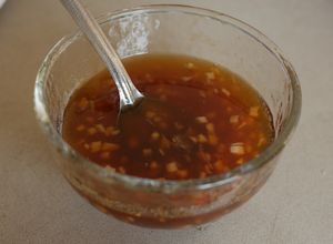 Una foto de Salsa de Miel y Ajo