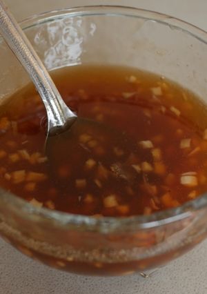 Una foto de Salsa de Miel y Ajo
