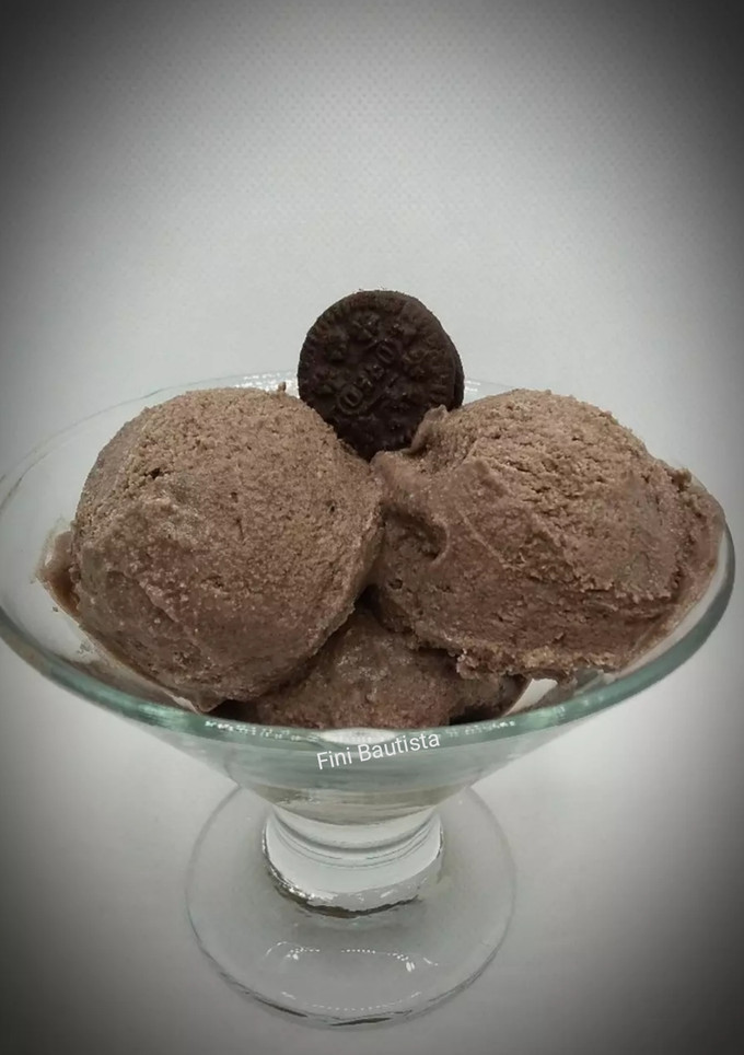 Una foto de Helado de oreo