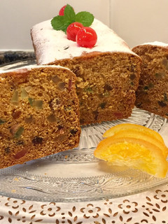 Una foto de Plumcake con fruta confitada al aroma de brandy
