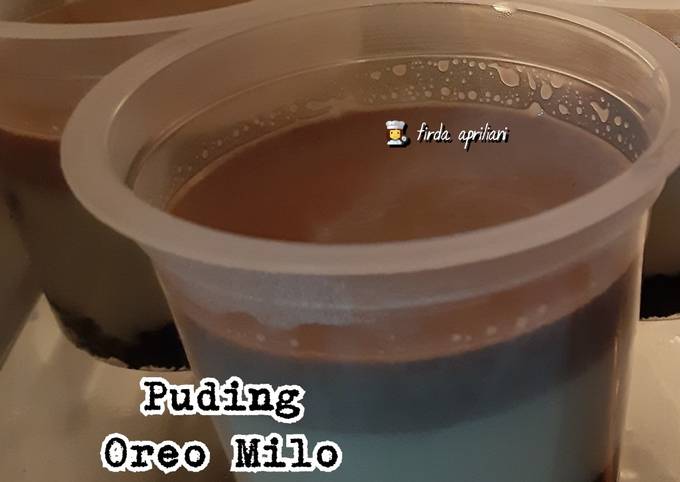 Puding Oreo Milo