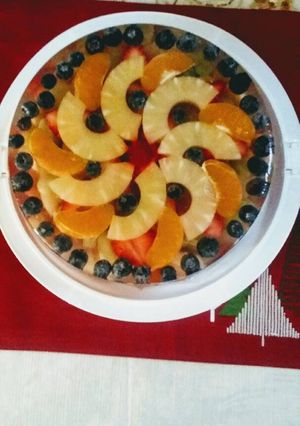 A picture of Gelatina de frutas.