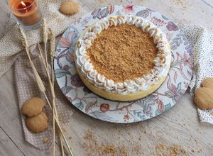 Foto principal de Tarta de natillas y galletas biscuits