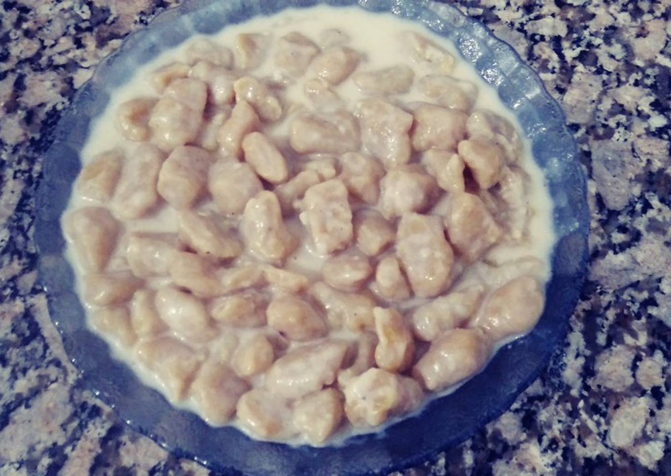 Ñoquis de calabaza a los 4 quesos