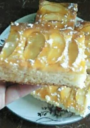 صورة لوصفة كيكة التفاح