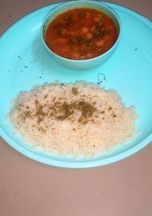छोले चावल (chole chawal recipe in Hindi) रेसिपी मुख्य फोटो