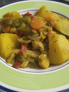 Una foto de Patatas estofadas con setas