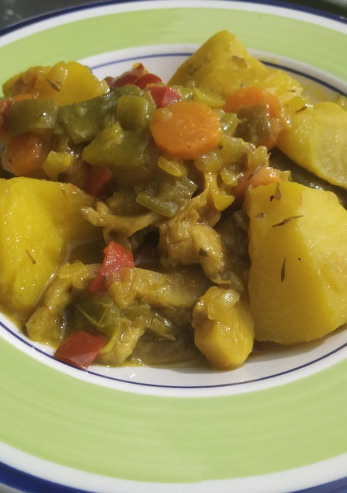 Una foto de Patatas estofadas con setas