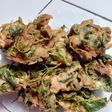 Dadar bayam / bayam goreng