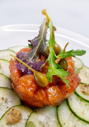Foto principal de Salmón marinado estilo asiático