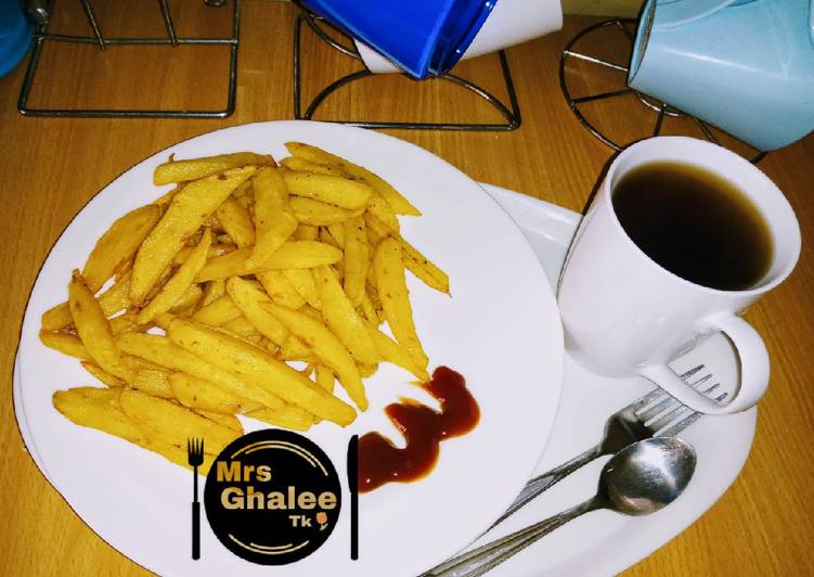 Step-by-Step Guide to Prepare Quick Chips with black tea