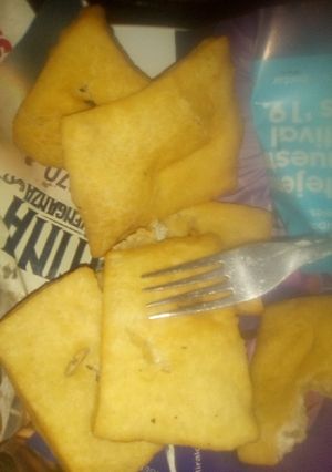 Una foto de Tortas fritas súper crujientes por fuera y esponjosas por dentro🤤
