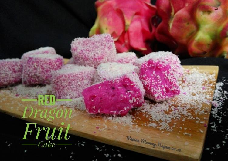 Langkah Mudah untuk Menyiapkan Red Dragon Fruit Cake yang Enak