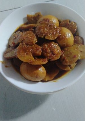 Foto resep Semur jengkol with egg