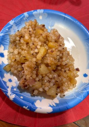 A picture of Sabudana khichdi.