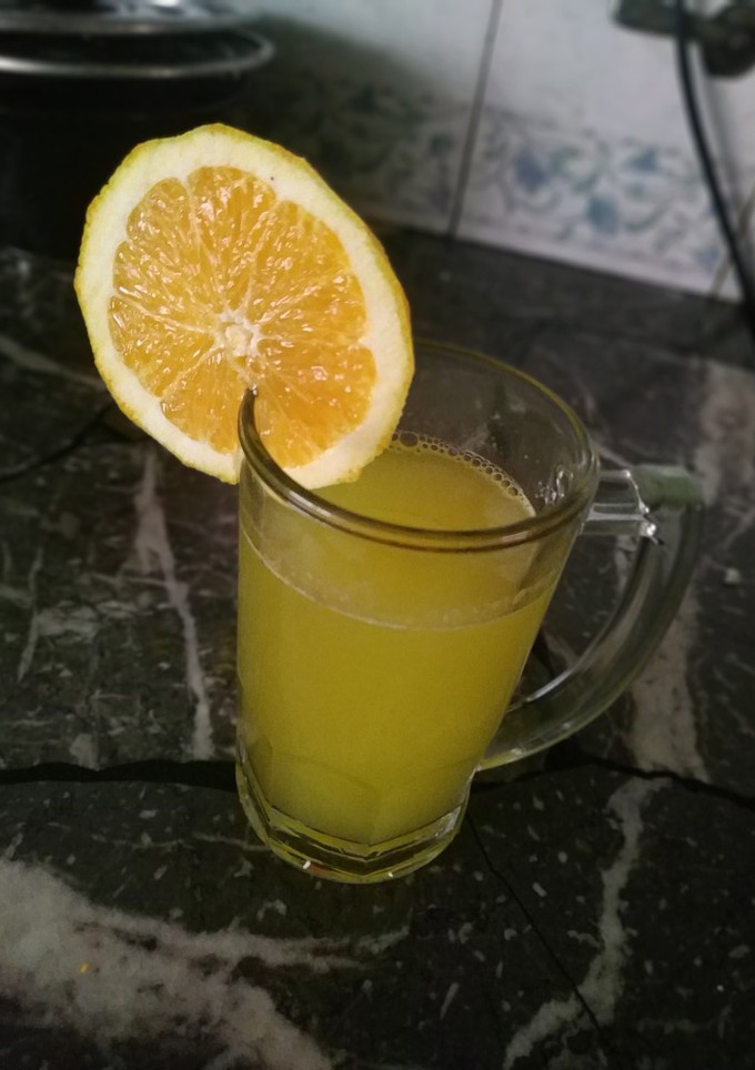 Una foto de Jugo De Cáscara De Naranja♥️ (Casero)