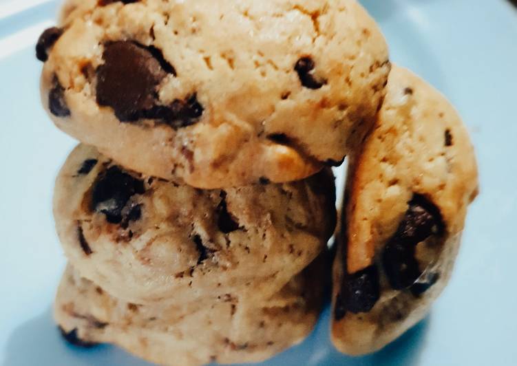 Resep Soft Cookies Chocolate Chips Ekonomis 🍪🍫 yang Lezat Sekali