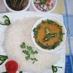 A picture of Dall white boil Rice.
