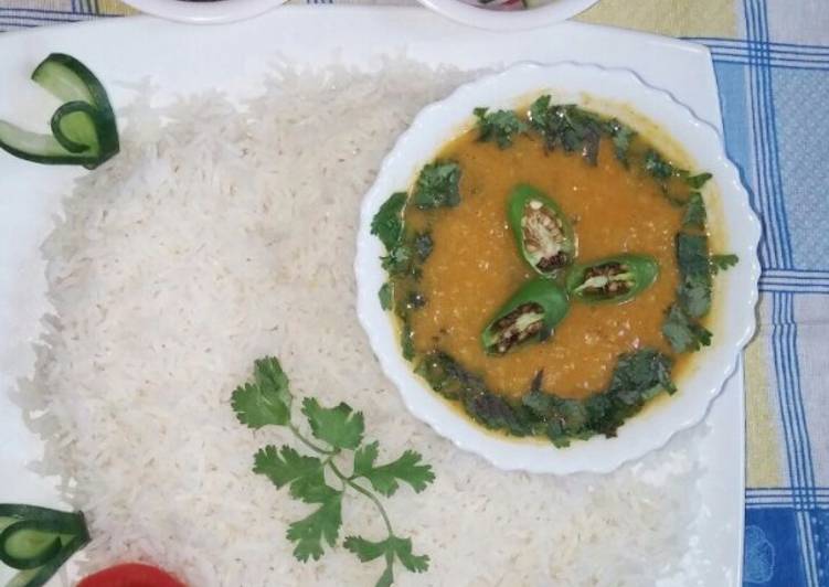 Simple Way to Make Quick Dall white boil Rice