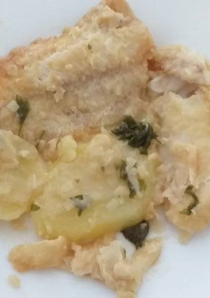 Una foto de Merluza en salsa verde