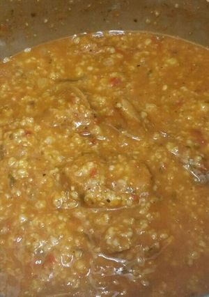 صورة لوصفة شوربه كويكر لحم 🍲
