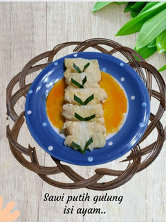 Foto resep Sawi Putih Gulung Isi Ayam