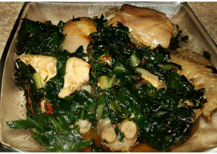 Chicken/spinach mix