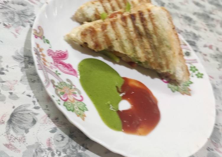 Easy Way to Make Favorite Grill sandwhich