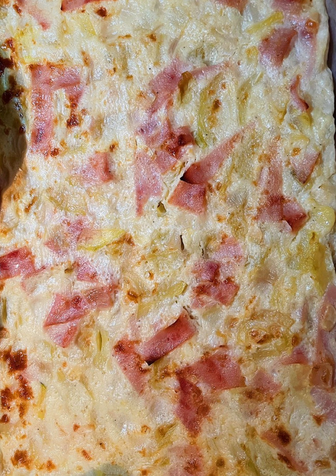 Una foto de Pastel de calabacín