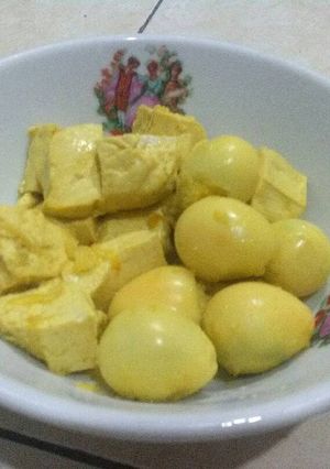 Foto resep Telur puyuh tahu sutra kuning
