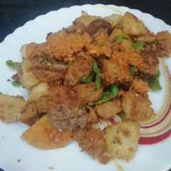 A picture of Bread Upma.