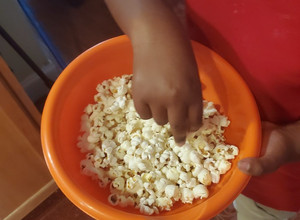 Una foto de Palomitas maíz postre para consentir a mi tesorito