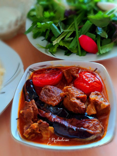 عکسی از دستور مسما بادمجان با گوشت