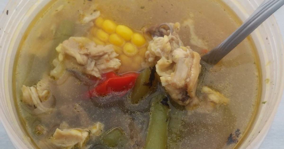 Sopa de verduras y pollo genial Receta de Jose (Chef Antoche)- Cookpad