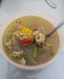 Sopa de verduras y pollo genial