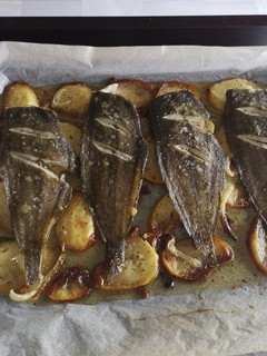 Una foto de Lenguado al horno