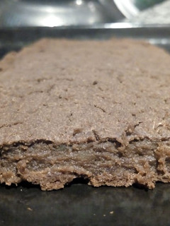 Una foto de Brownie de batata, vegano y sin TACC