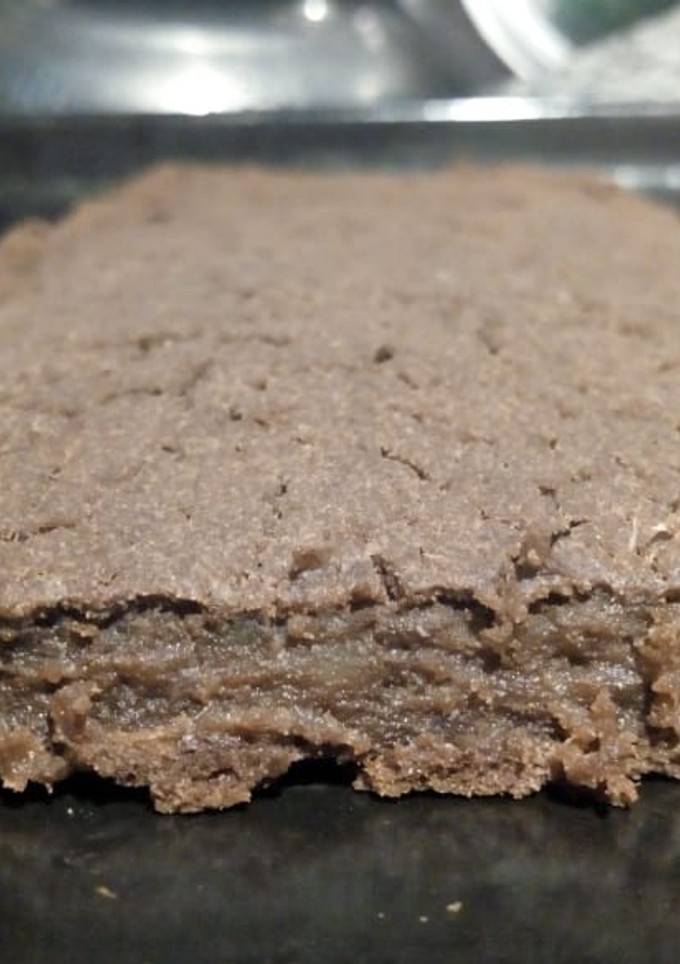 Una foto de Brownie de batata, vegano y sin TACC