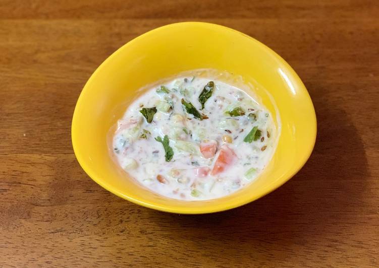 Recipe of Speedy Kakdi tomato koshimbir / raita / cucumber salad