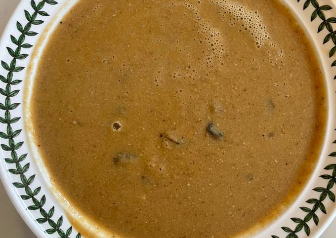 Use-up Turkey, Lentil, Onion & Cumin Soup