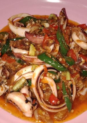 Foto resep Cumi pedas manis